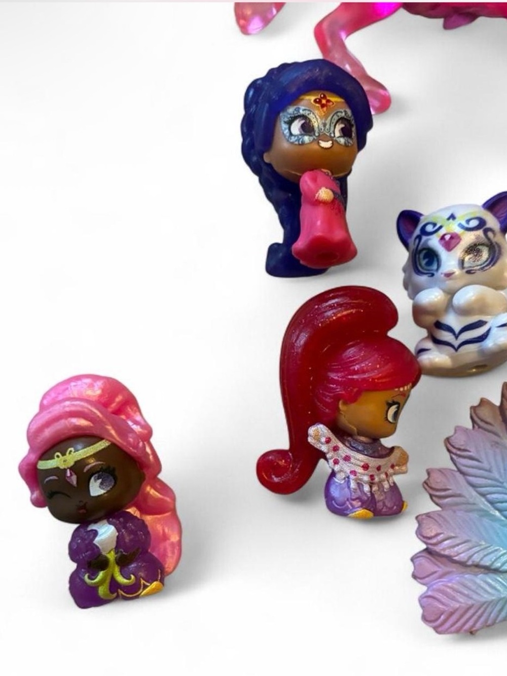 Shimmer & Shine Teenie Genies Fisher price Figures lot of 13 horse cat peacock - Picture 2 of 7